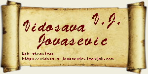 Vidosava Jovašević vizit kartica